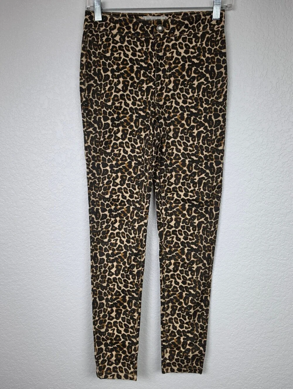 Free People Cotton Leopard Cheetah Size 25 Skinny Jeans